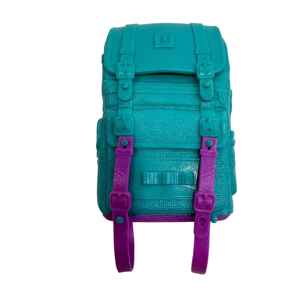 Barbie Malibu Camping It Takes Two Hiking Backpack Teal Purple Accessory